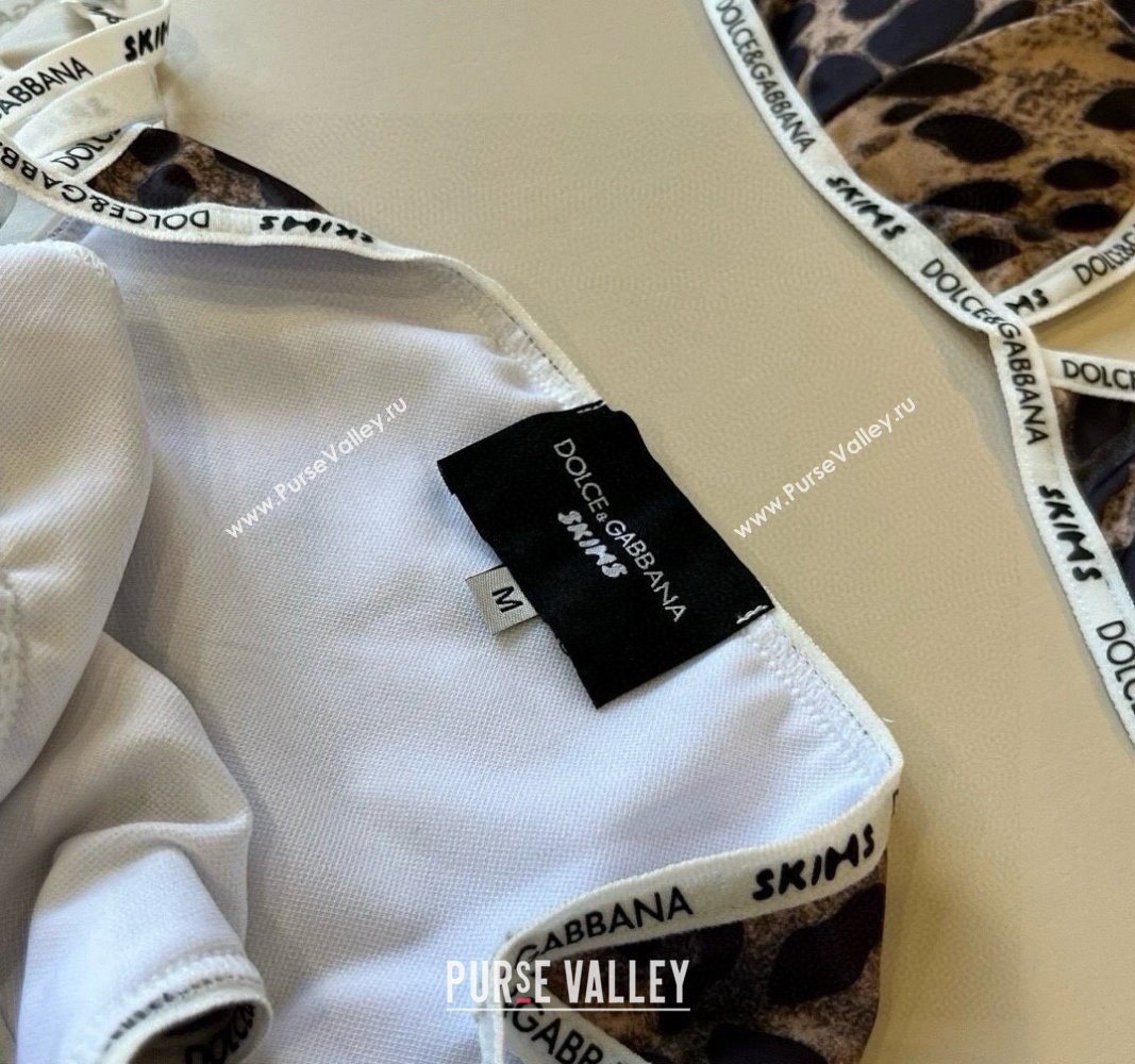 Dolce Gabbana Animal Print Two-Pieces Swimwear Brown 2025 (XMN-250513092)