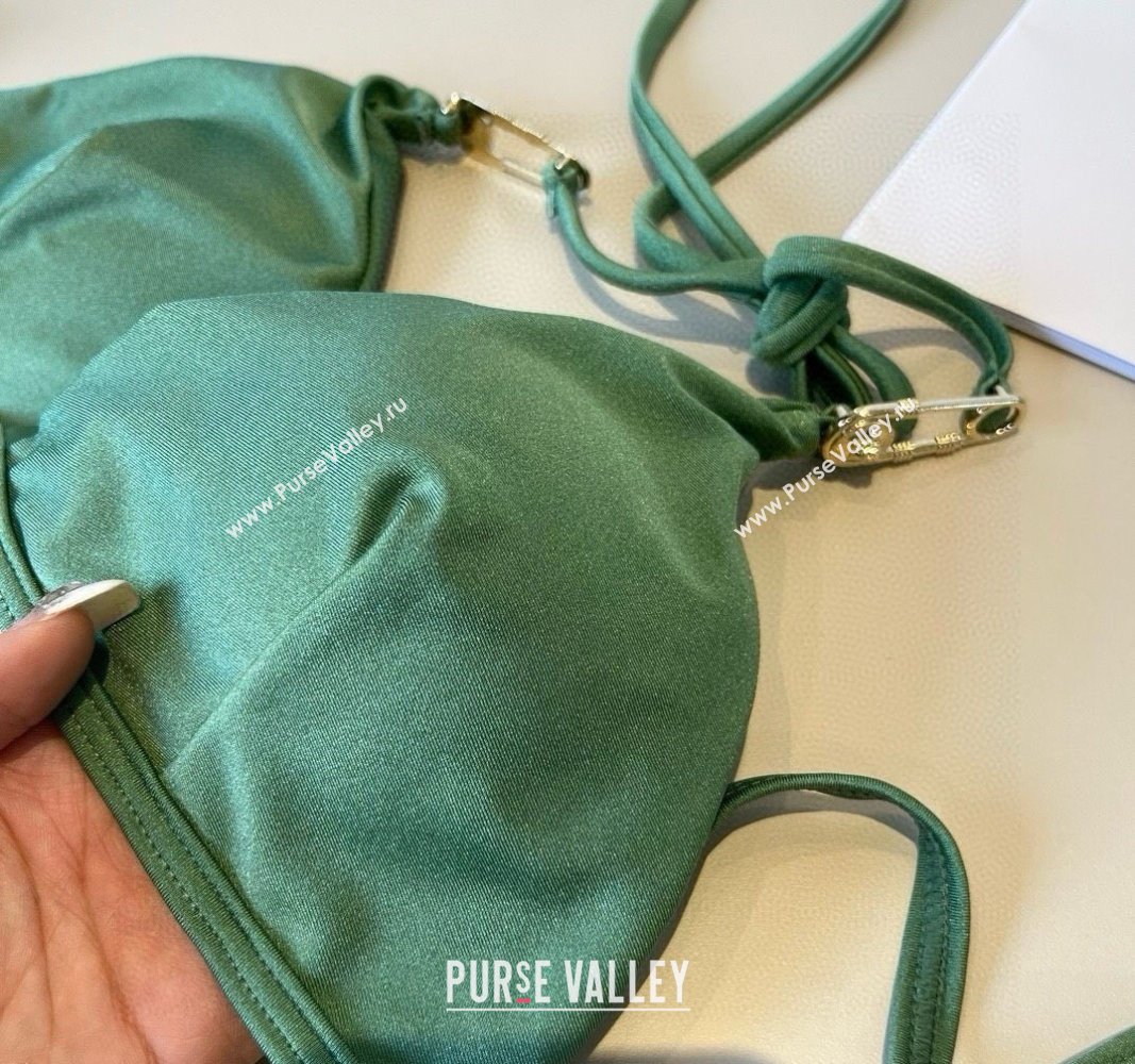 Versace Two-Pieces Swimwear with Pin Green 2025 0513 (XMN-250513076)