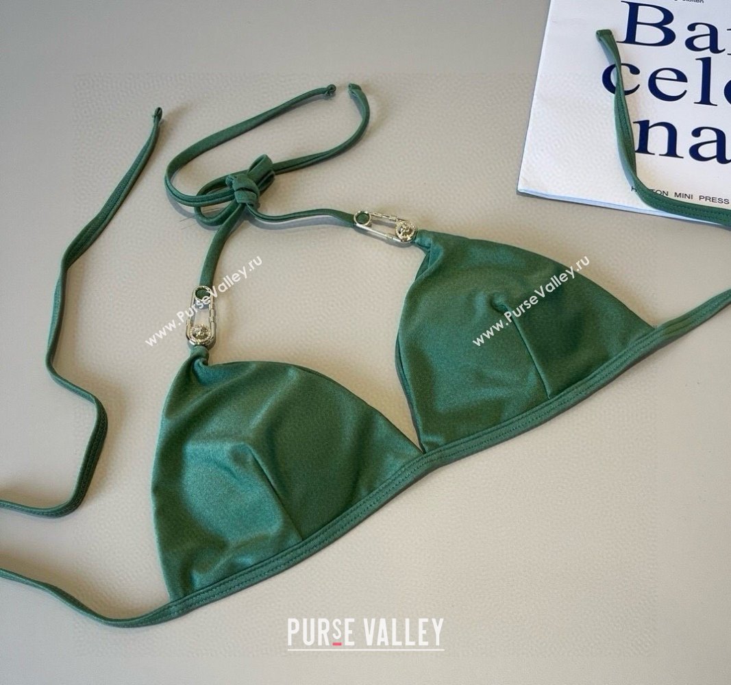 Versace Two-Pieces Swimwear with Pin Green 2025 0513 (XMN-250513076)