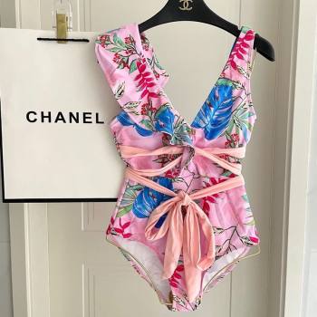 Valentino One-Piece Swimwear Pink 2025 0616 (SHI-250616050)