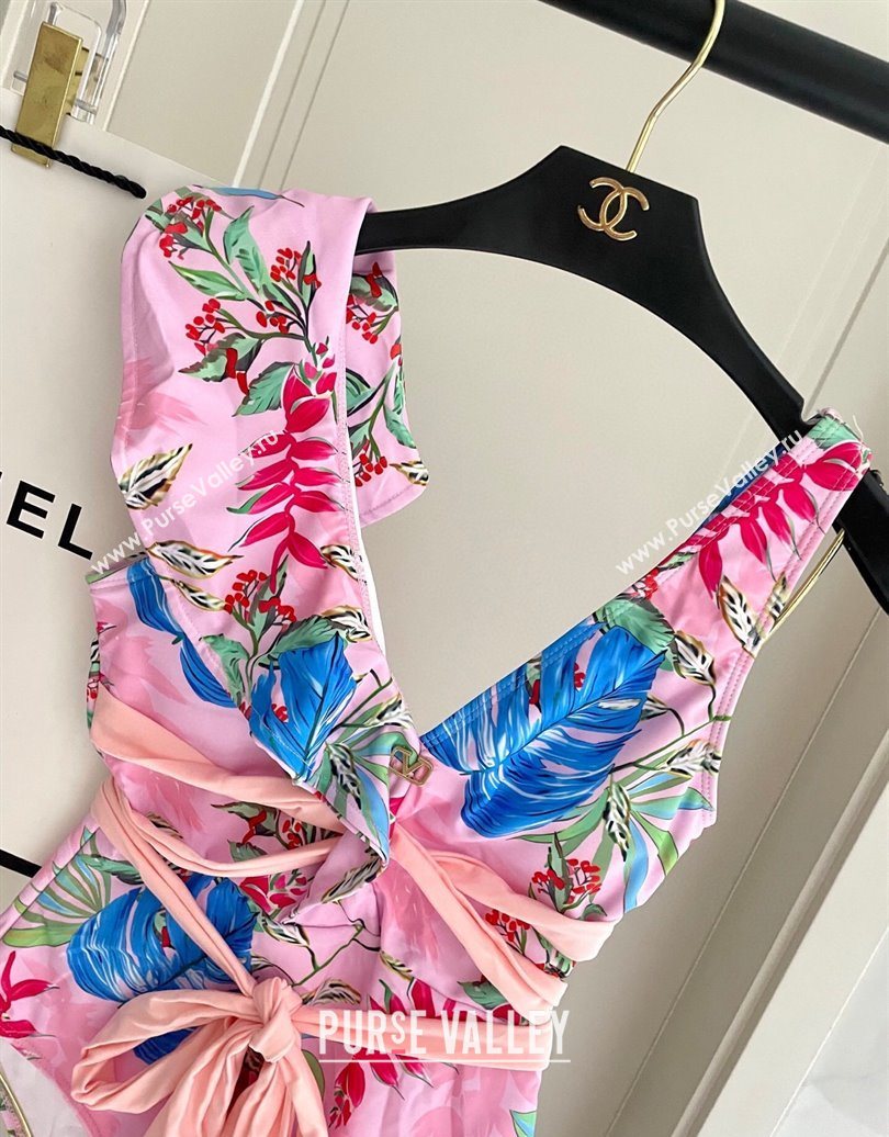 Valentino One-Piece Swimwear Pink 2025 0616 (SHI-250616050)