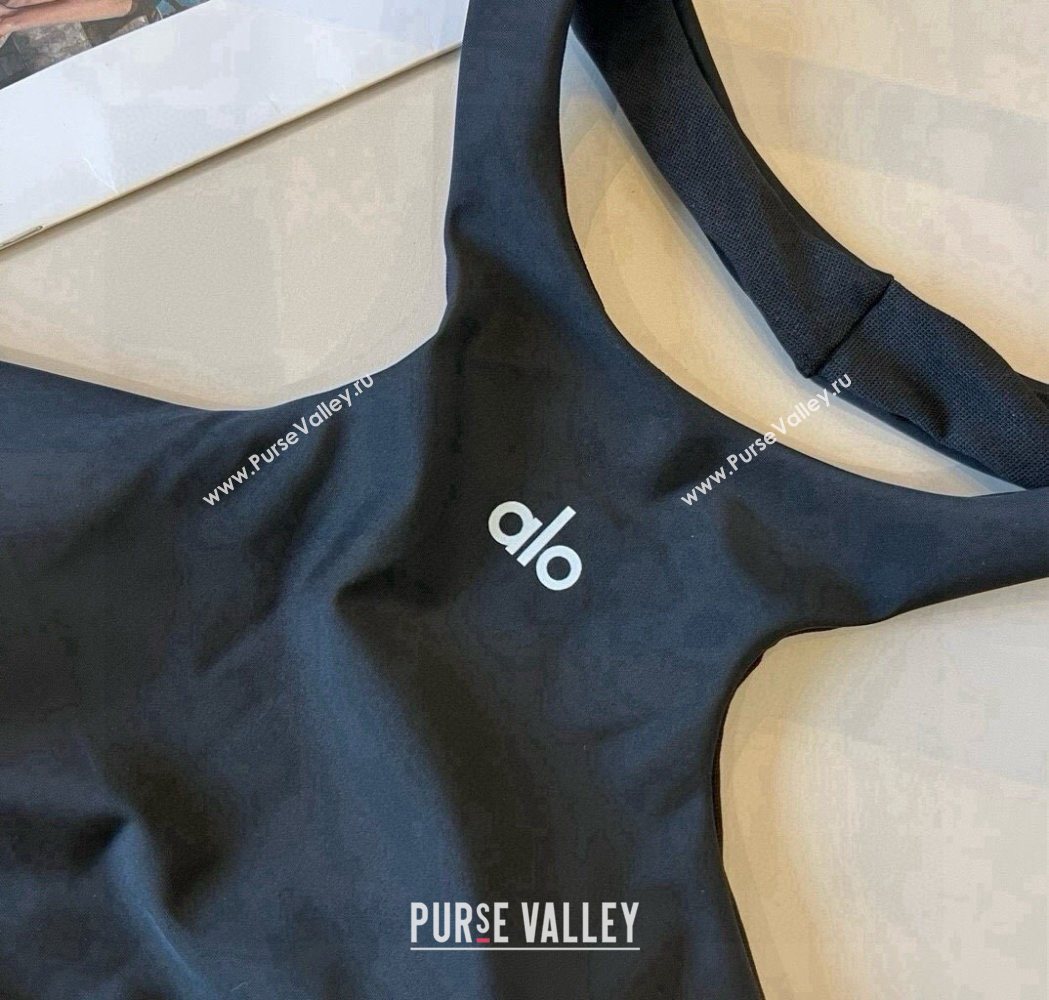 Alo One-Piece Swimwear Black 2025 0616 (WM-250616037)