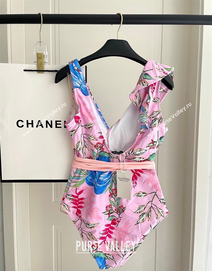 Valentino One-Piece Swimwear Pink 2025 0616 (SHI-250616050)