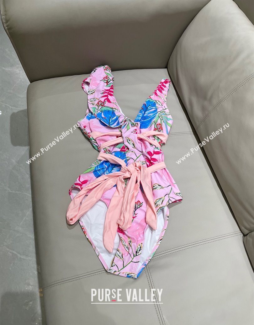 Valentino One-Piece Swimwear Pink 2025 0616 (SHI-250616050)