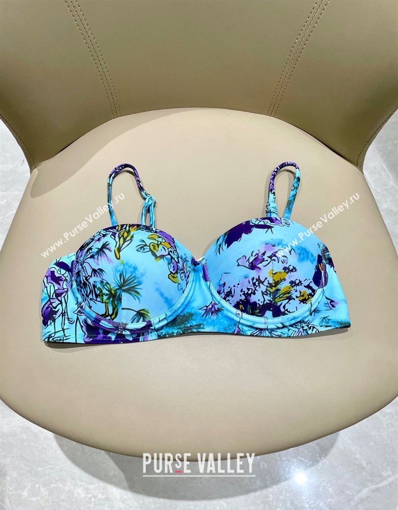 Dior Two-Pieces Swimwear Light Blue 2025 0616 (SHI-250616040)