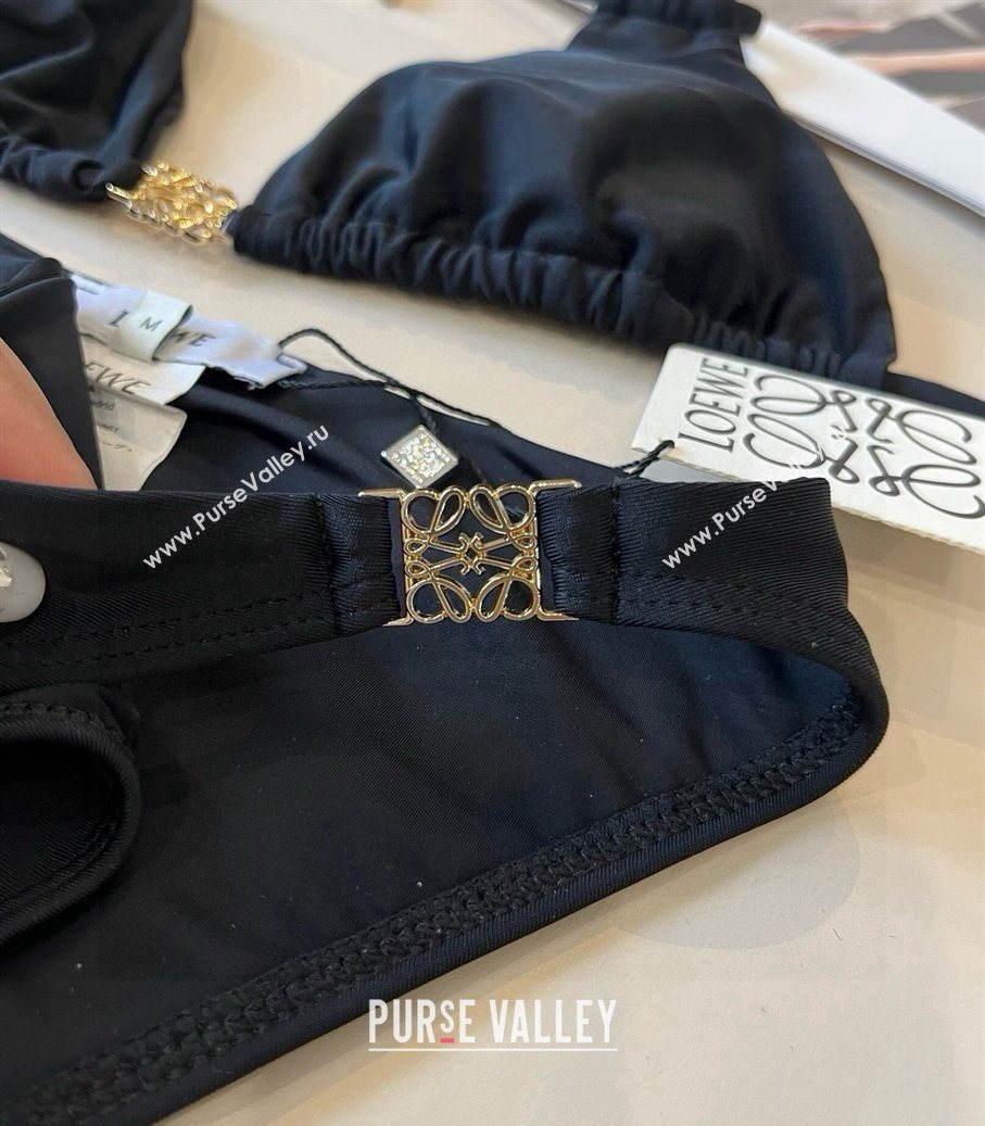 Loewe Bikini with Lace-up Black 2025 0723 (WM-250723021)