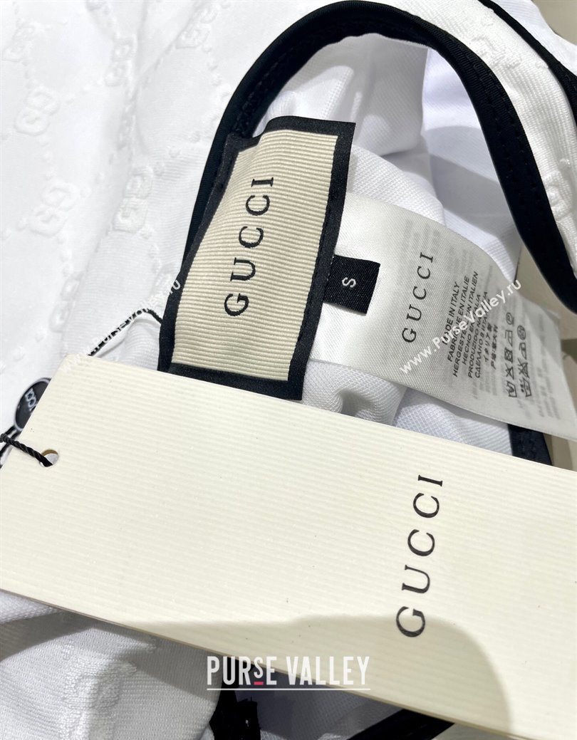 Gucci GG Swimsuit White 2025 0723 (SHI-250723023)