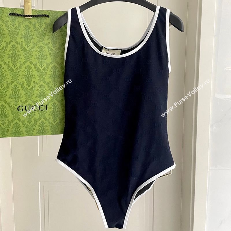 Gucci GG Swimsuit Blue 2025 0723 (SHI-250723024)