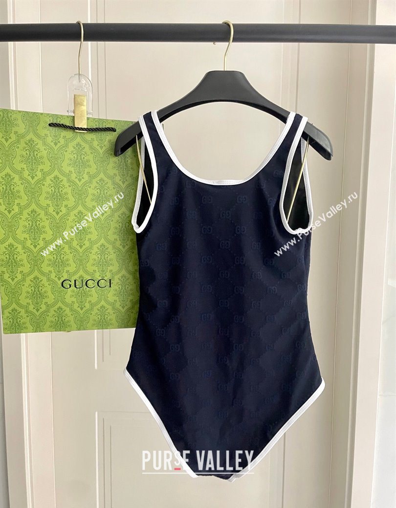 Gucci GG Swimsuit Blue 2025 0723 (SHI-250723024)