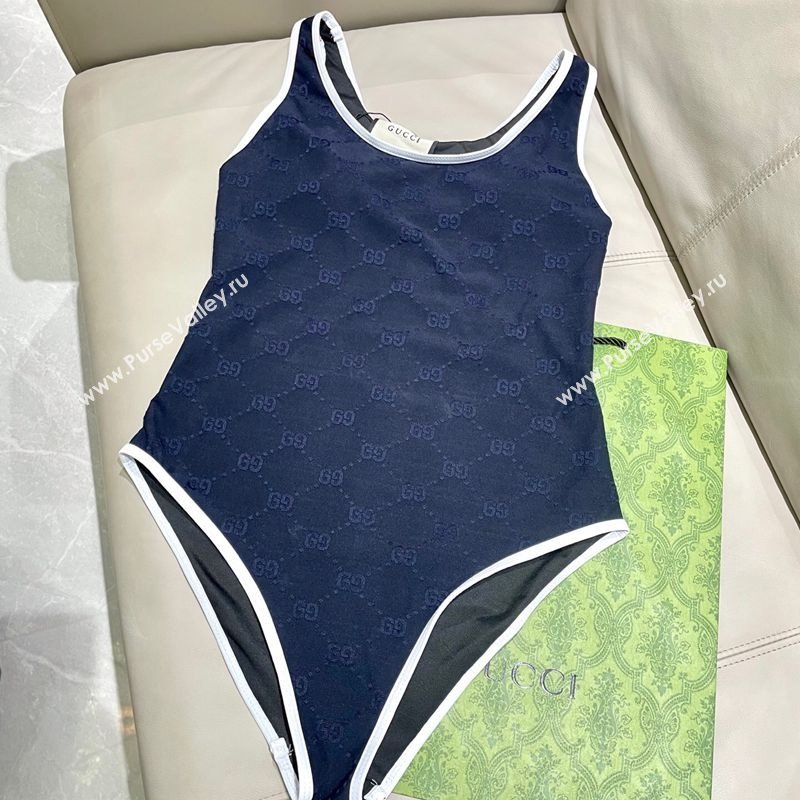 Gucci GG Swimsuit Blue 2025 0723 (SHI-250723024)