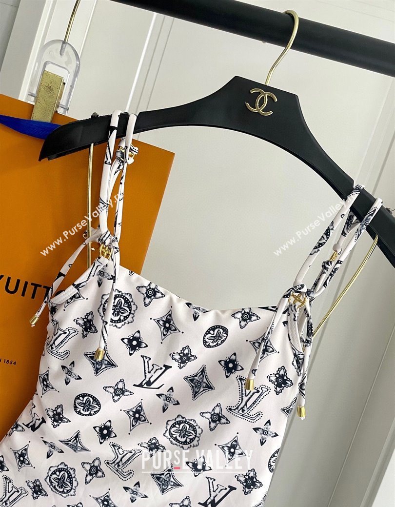 Louis Vuitton Monogram Swimsuit White 2025 0723 (SHI-250723030)