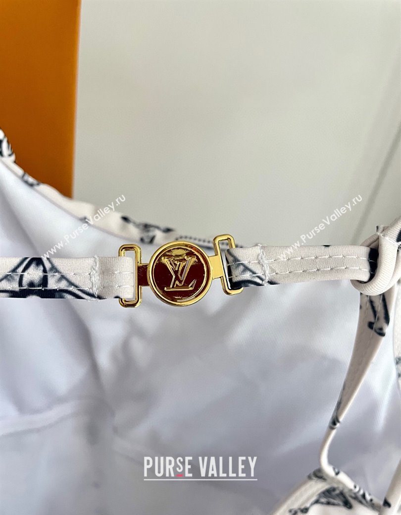 Louis Vuitton Monogram Swimsuit White 2025 0723 (SHI-250723030)