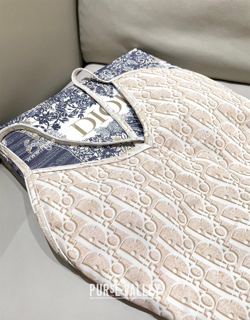 Dior Oblique Swimsuit Beige 2025 0723 (SHI-250723035)