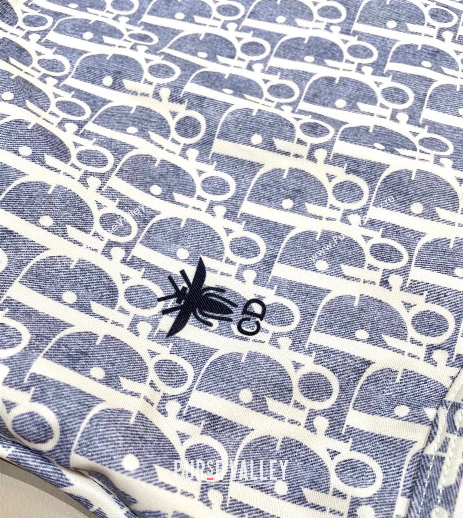 Dior Oblique Swimsuit Blue 2025 0723 (SHI-250723036)