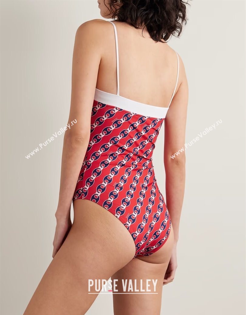 Gucci Printed Swimsuit Red 2025 0723 (SHI-250723042)