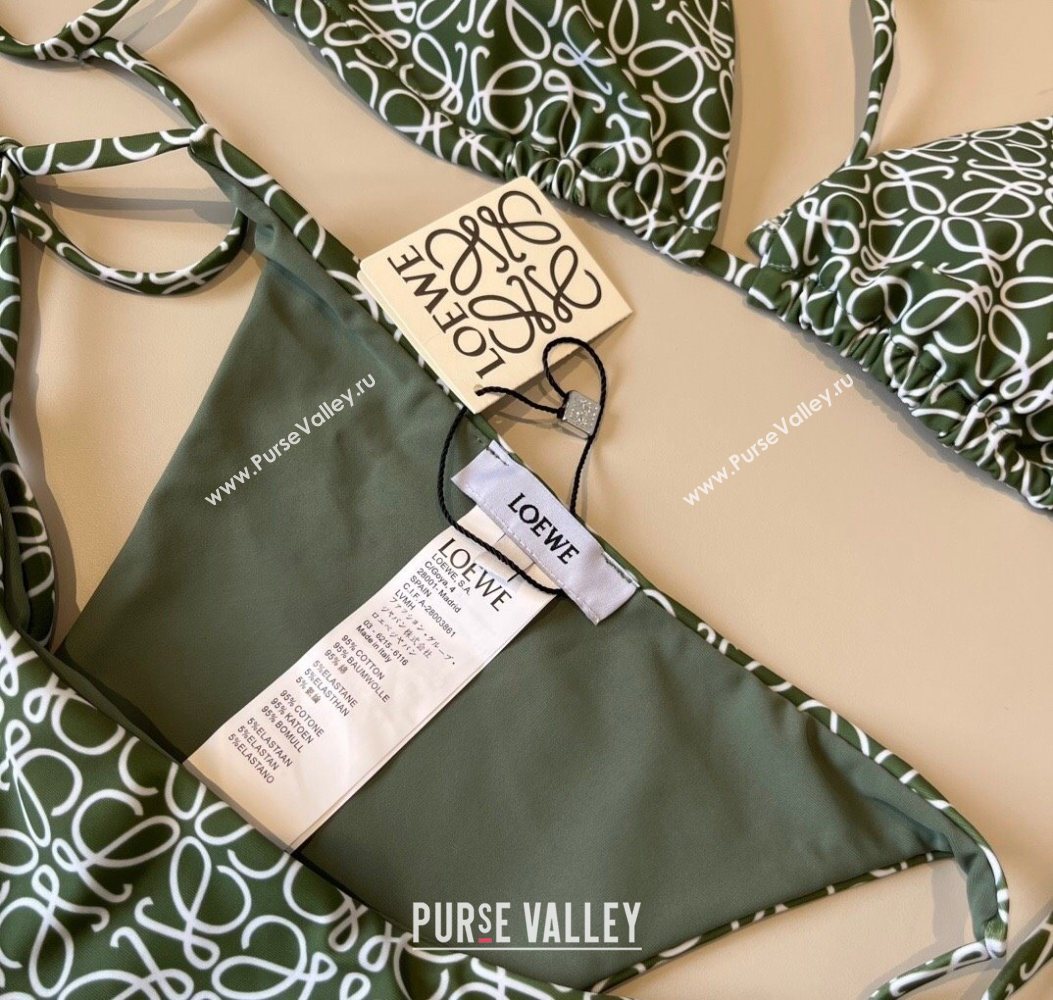 Loewe Anagram Bikini Green 2025 0723 (WM-250723015)