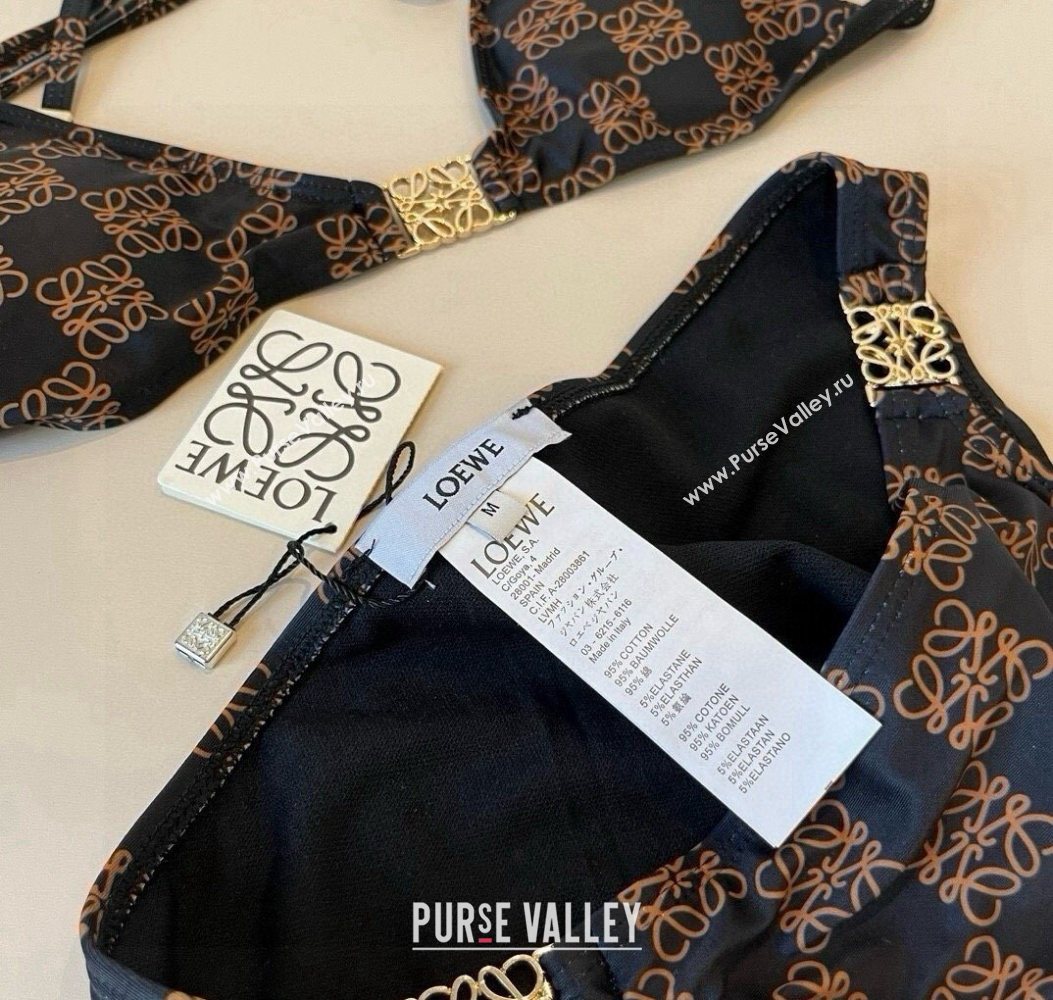 Loewe Anagram Bikini Brown/Black 2025 0722 (WM-250723018)