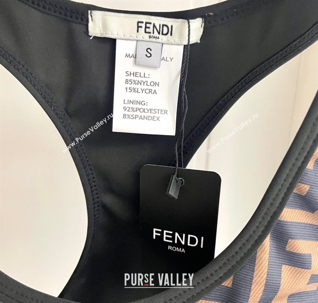 Fendi FF Yoga Activewear Set Brown/Black 2025 1112 (XMN-251112085)