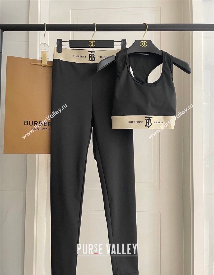 Burgundy Yoga Activewear Set Black 2025 1112 (XMN-251112086)