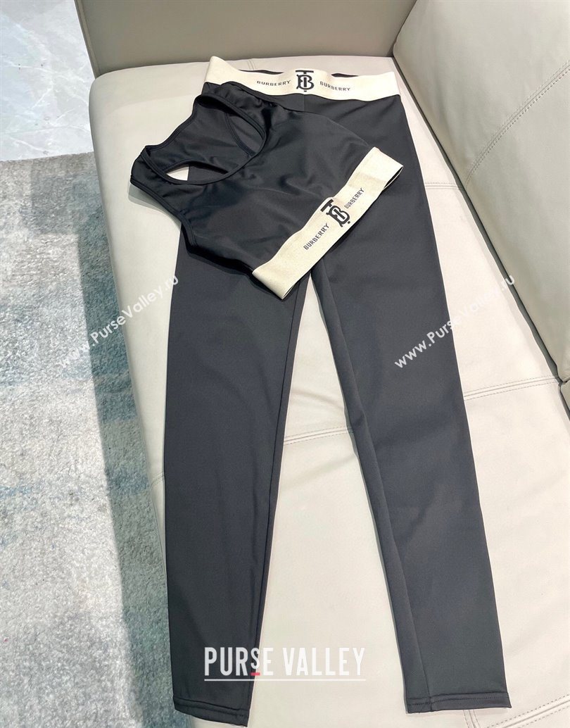 Burgundy Yoga Activewear Set Black 2025 1112 (XMN-251112086)