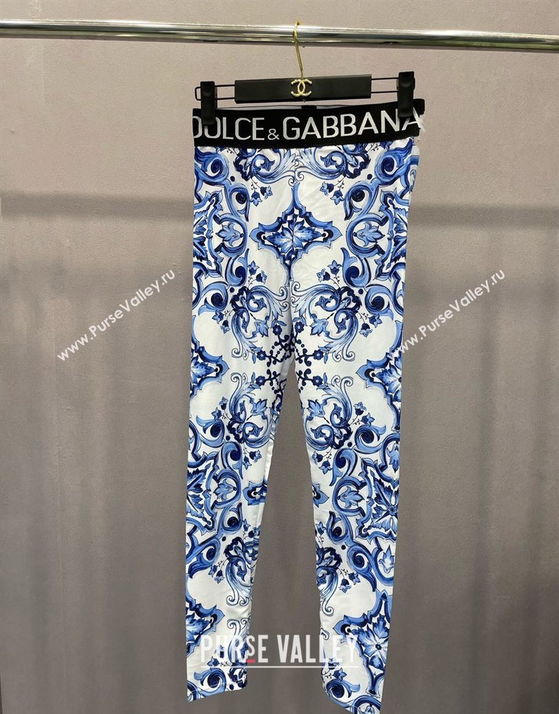 Dolce Gabbana Yoga Activewear Set Blue 2025 1112 (XMN-251112087)