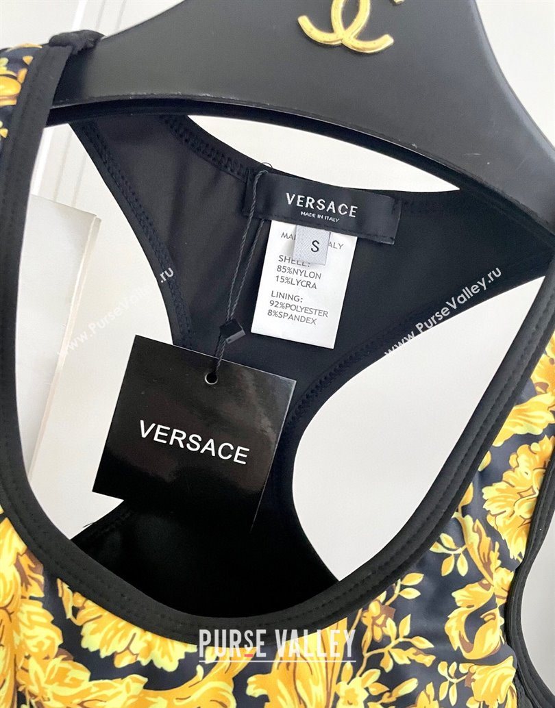 Versace Yoga Activewear Set Yellow/Black 2025 1112 (XMN-251112084)