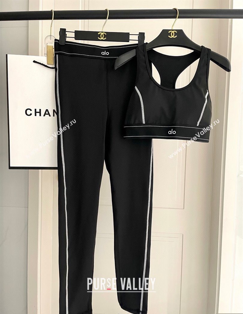 Alo Yoga Activewear Set Black 2025 1112 (XMN-251112090)