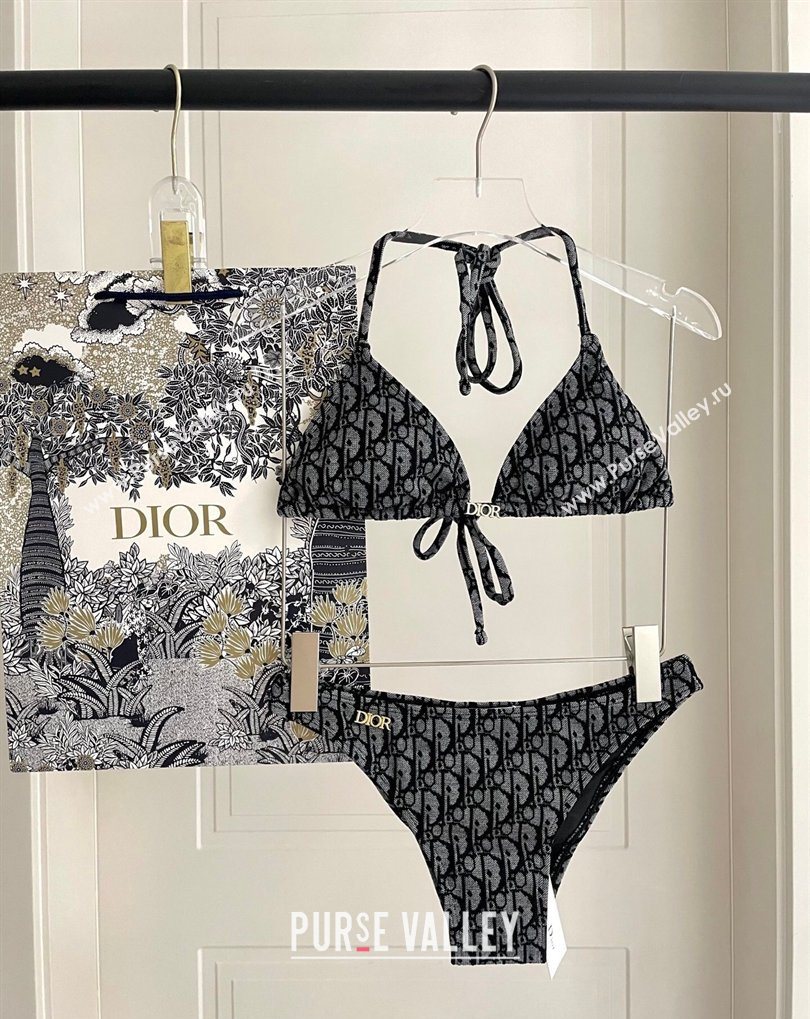 Dior Two-Pieces Swimwear Grey/Black 2026 DR031901 (SHI-260319031)