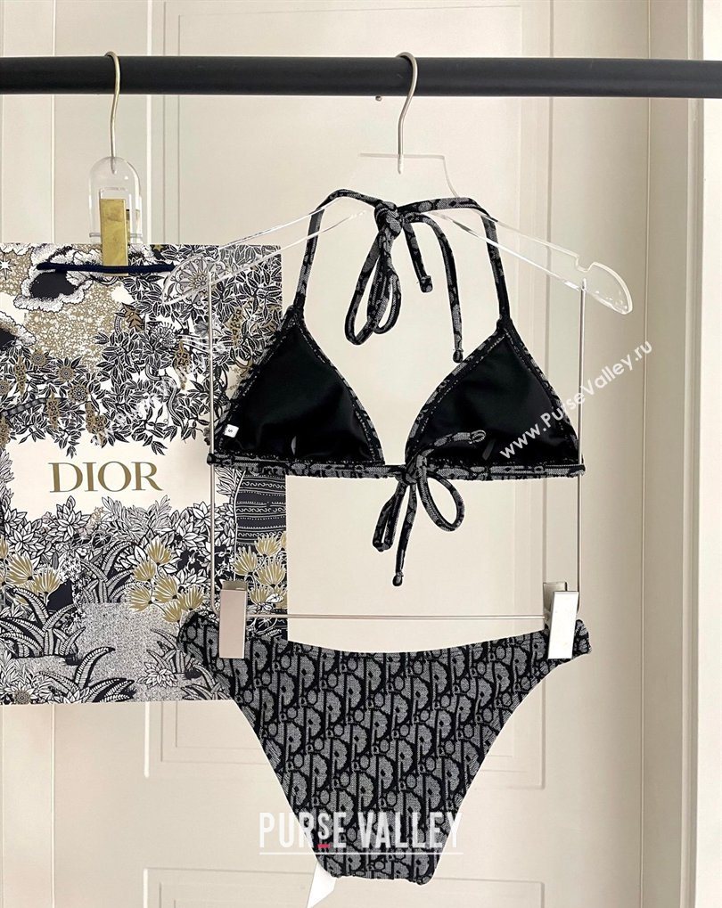 Dior Two-Pieces Swimwear Grey/Black 2026 DR031901 (SHI-260319031)