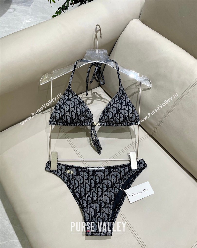 Dior Two-Pieces Swimwear Grey/Black 2026 DR031901 (SHI-260319031)