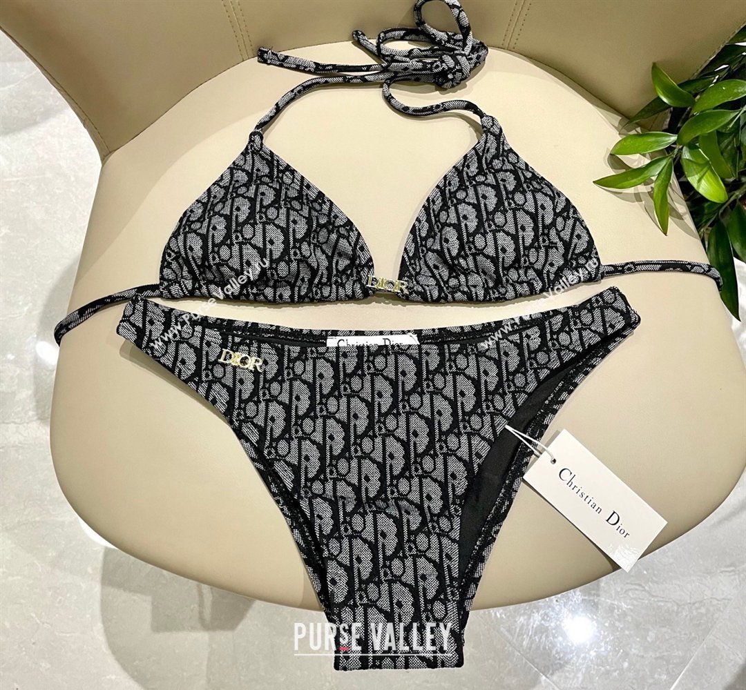 Dior Two-Pieces Swimwear Grey/Black 2026 DR031901 (SHI-260319031)