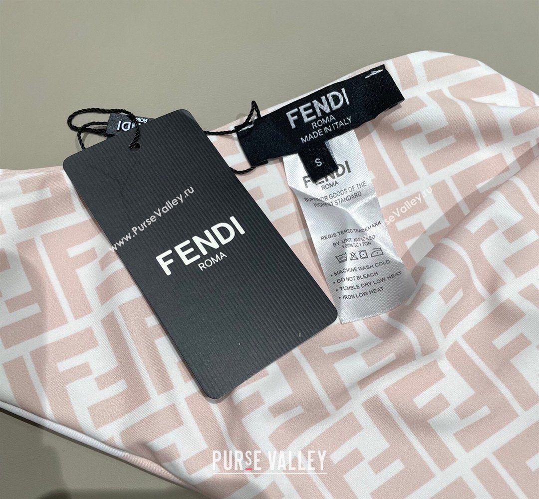 Fendi Two-Pieces Swimwear with Stripes White/Pink 2026 FE031901 (SHI-260319048)