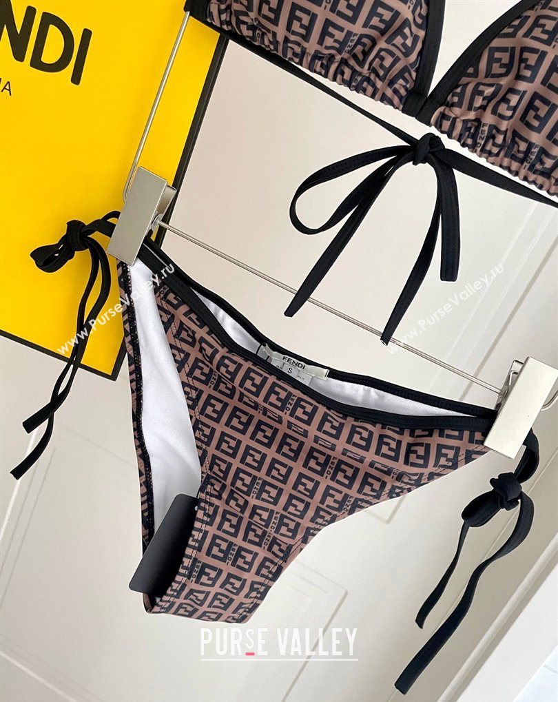 Fendi Two-Pieces Swimwear with FF Brown 2026 FE031905 (WM-260319059)