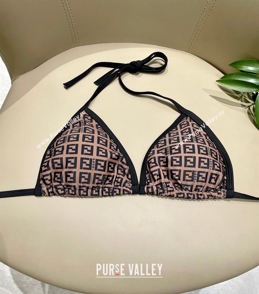 Fendi Two-Pieces Swimwear with FF Brown 2026 FE031905 (WM-260319059)