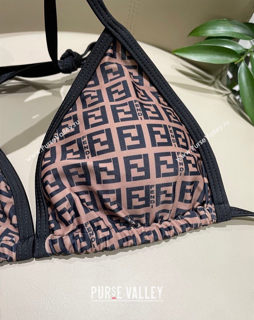 Fendi Two-Pieces Swimwear with FF Brown 2026 FE031905 (WM-260319059)