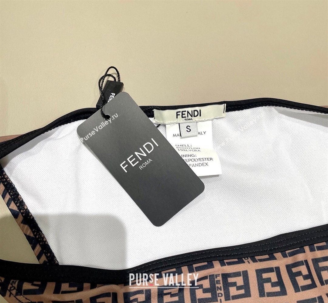 Fendi Two-Pieces Swimwear with FF Brown 2026 FE031905 (WM-260319059)