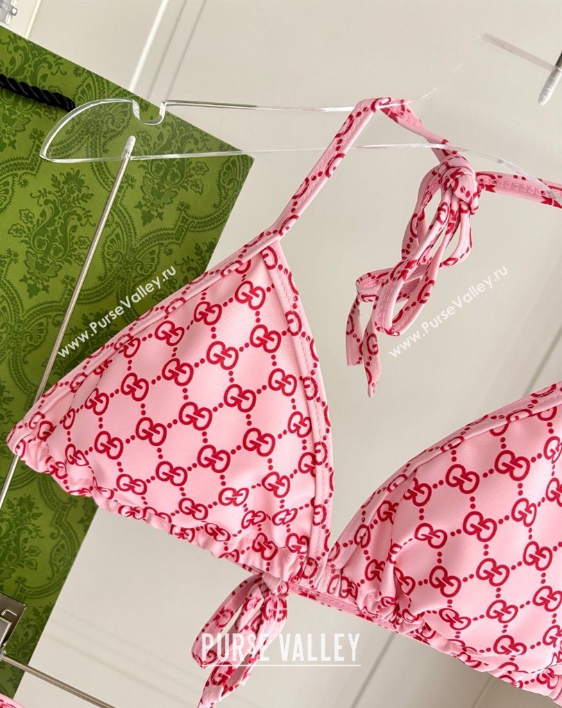 Gucci Two-Pieces GG Swimwear Pink/Red 2026 0319 (SHI-260319068)