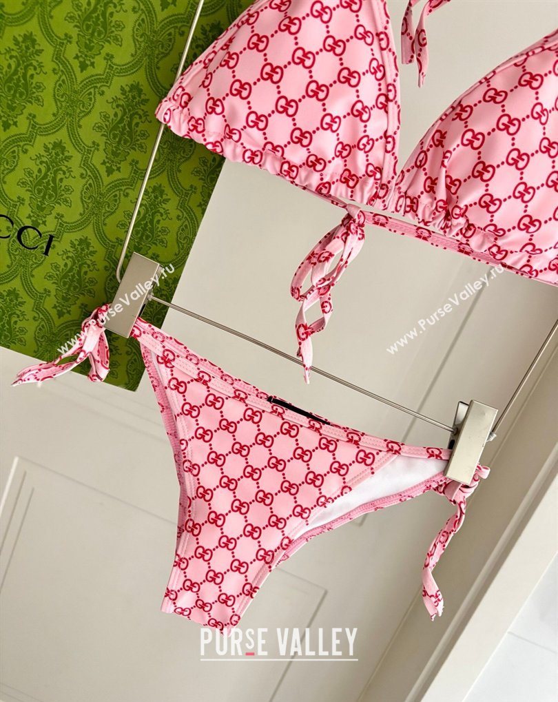 Gucci Two-Pieces GG Swimwear Pink/Red 2026 0319 (SHI-260319068)