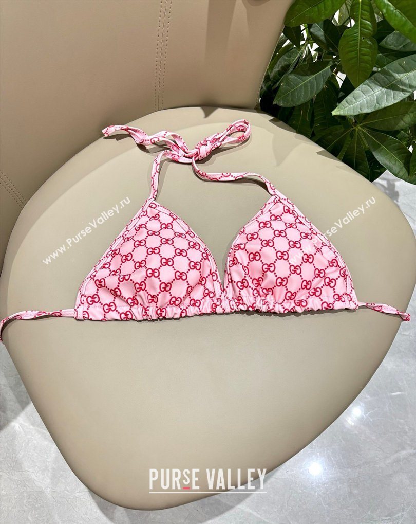 Gucci Two-Pieces GG Swimwear Pink/Red 2026 0319 (SHI-260319068)