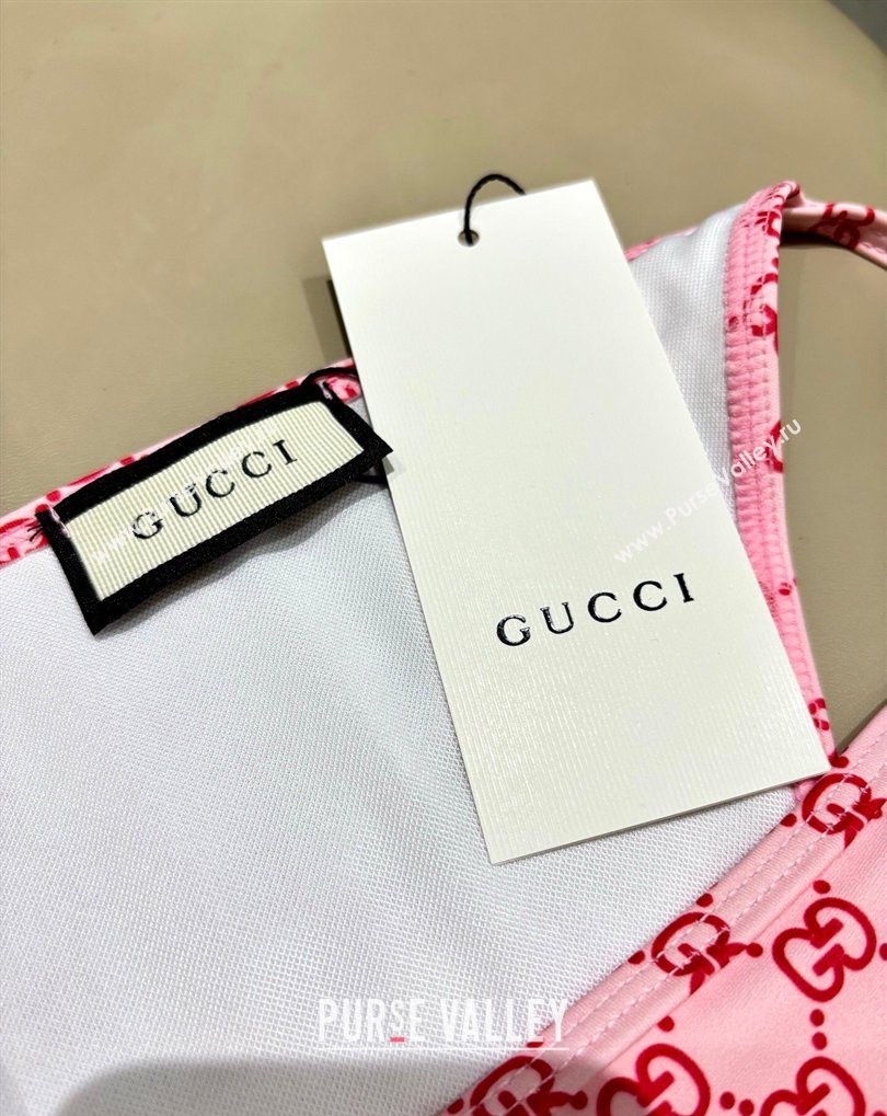 Gucci Two-Pieces GG Swimwear Pink/Red 2026 0319 (SHI-260319068)