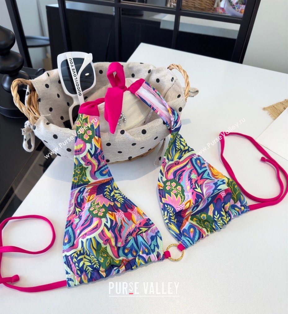 Versace Two-Pieces Swimwear with Print Shiny Pink 2026 0319 (SHI-260319093)