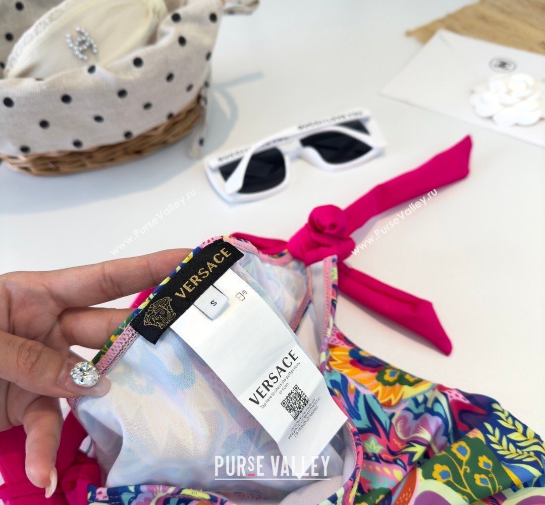 Versace Two-Pieces Swimwear with Print Shiny Pink 2026 0319 (SHI-260319093)