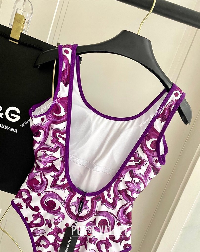 Dolce Gabbana Two-Pieces Swimwear Purple 2026 DG031903 (SHI-260319039)