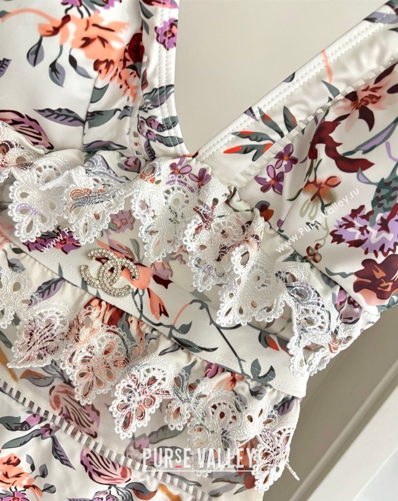 Chanel One-Piece Swimwear with Flora Print 2026 0319 (SHI-260319030)