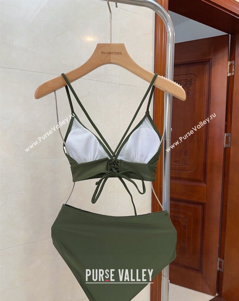 Prada One-Piece Swimwear Green 2026 0319 (SHI-260319087)