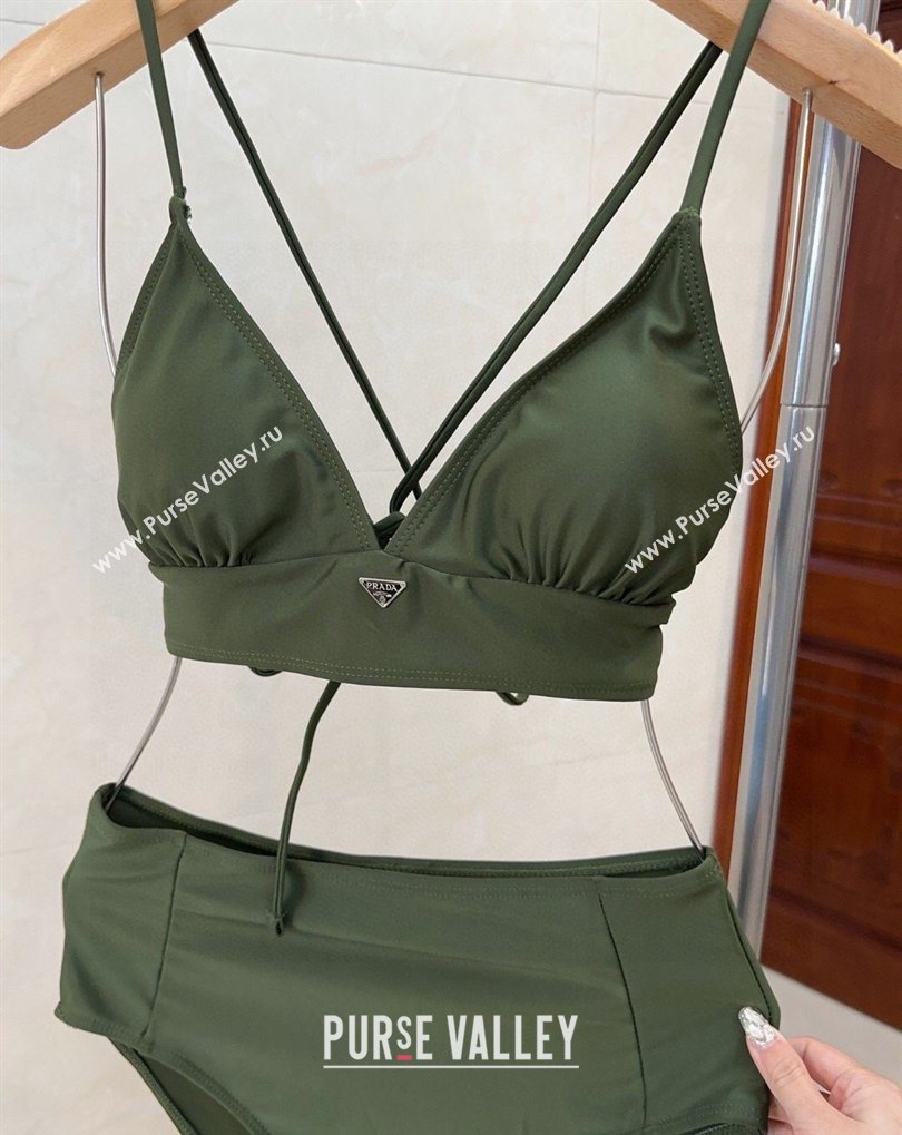 Prada One-Piece Swimwear Green 2026 0319 (SHI-260319087)