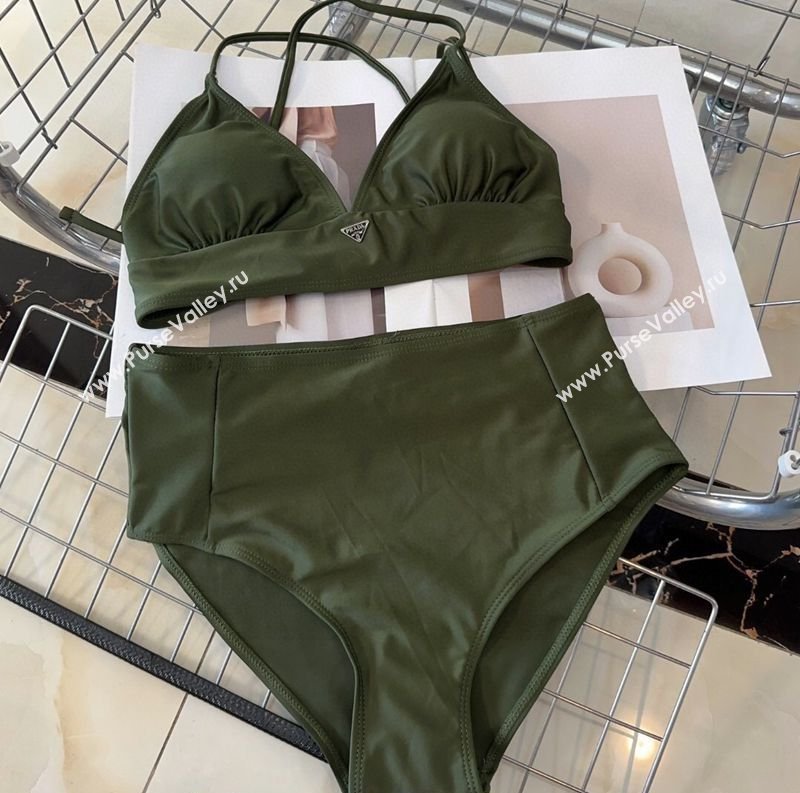 Prada One-Piece Swimwear Green 2026 0319 (SHI-260319087)
