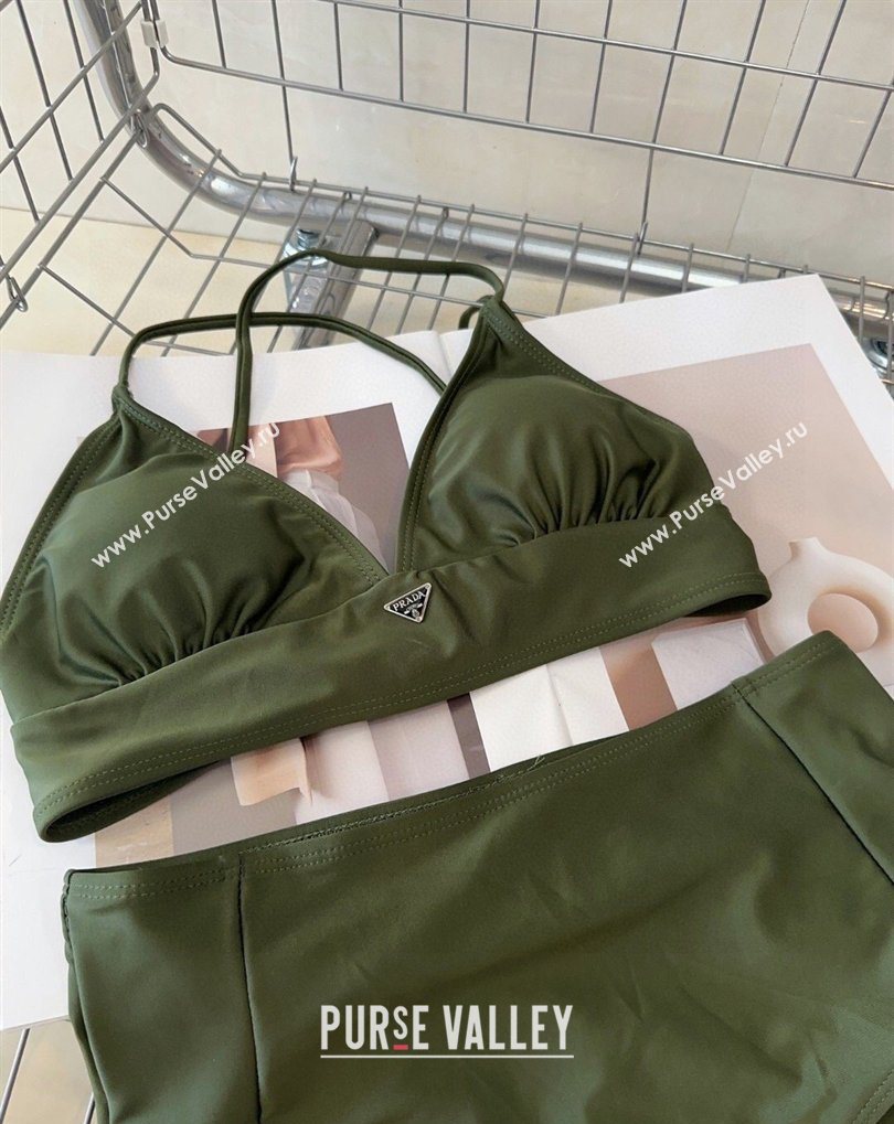 Prada One-Piece Swimwear Green 2026 0319 (SHI-260319087)