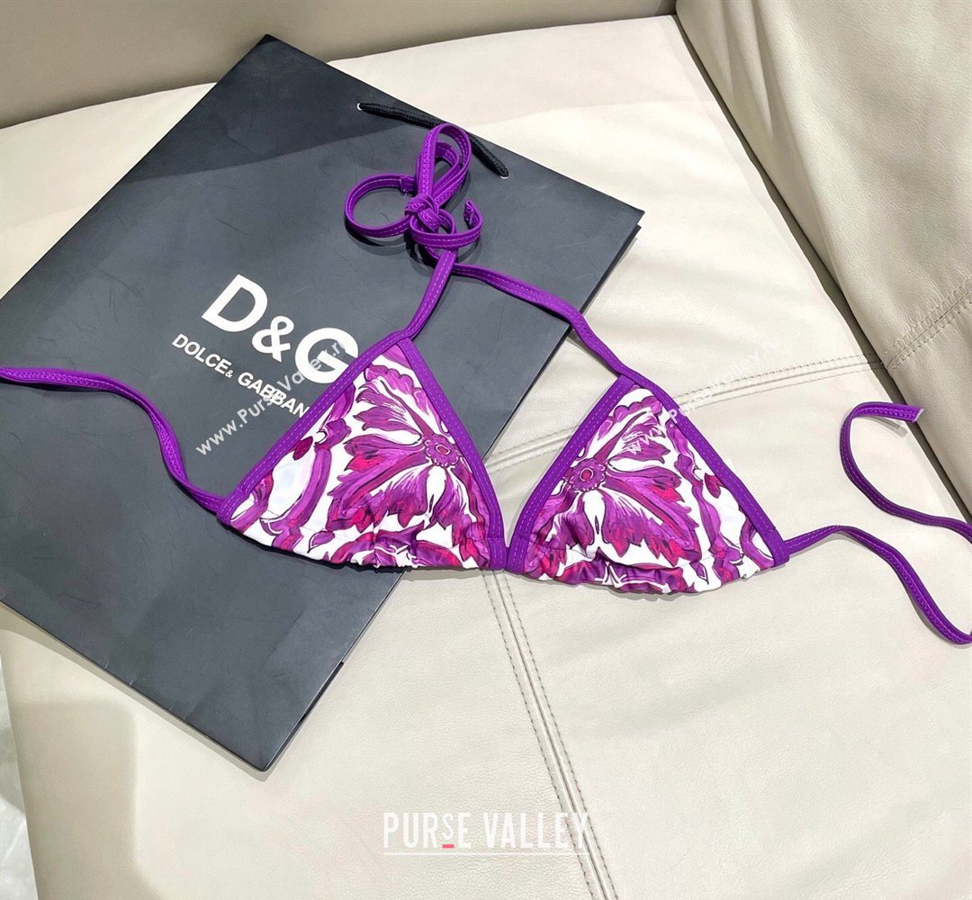 Dolce Gabbana Two-Pieces Swimwear Purple 2026 DG031903 (SHI-260319038)