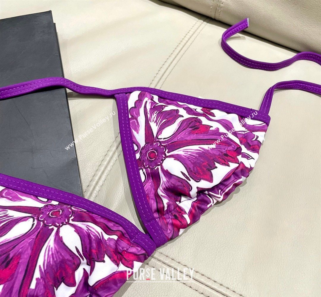 Dolce Gabbana Two-Pieces Swimwear Purple 2026 DG031903 (SHI-260319038)
